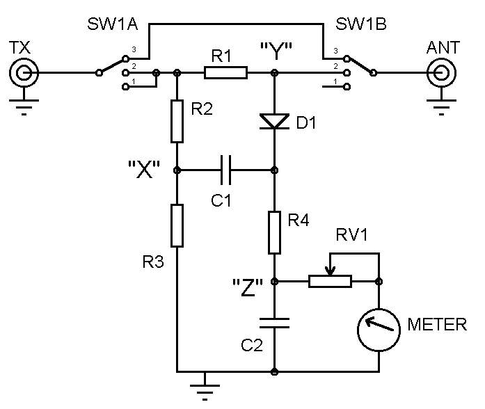 circuit of SWR Bridge